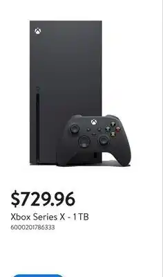 Walmart Xbox Series X - 1 TB offer