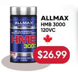 Healthy Planet ALLMAX HMB 3000 120VC offer