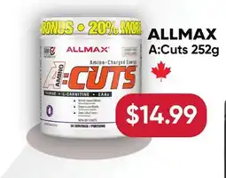 Healthy Planet ALLMAX A:Cuts offer