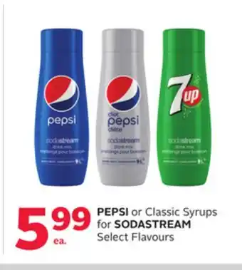 Rexall PEPSI or Classic Syrups for SODASTREAM offer