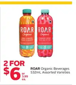 Rexall ROAR Organic Beverages offer