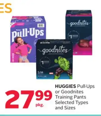 Rexall HUGGIES Pull-Ups or Goodnites Training Pants offer