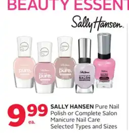 Rexall SALLY HANSEN Pure Nail Polish or Complete Salon Manicure Nail Care offer