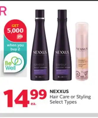 Rexall NEXXUS Hair Care or Styling offer