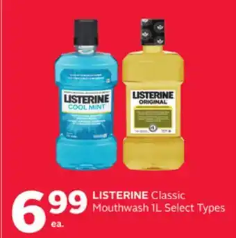 Rexall LISTERINE Classic Mouthwash offer