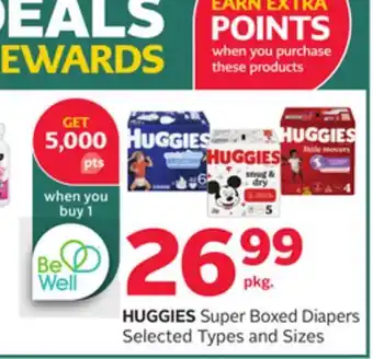 Rexall HUGGIES Super Boxed Diapers offer