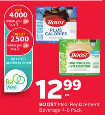 Rexall BOOST Meal Replacement Beverage offer
