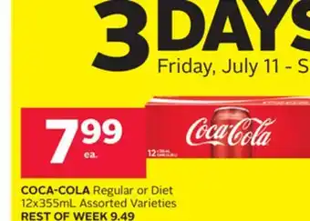 Rexall COCA-COLA Regular or Diet offer
