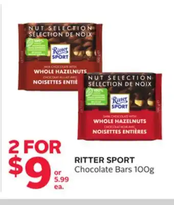 Rexall RITTER SPORT Chocolate Bars offer