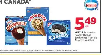 Rexall NESTLÉ Drumstick, Novelty Bars or Sandwiches offer
