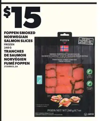 Independent City Market FOPPEN SMOKED NORWEGIAN SALMON SLICES, 248 G offer
