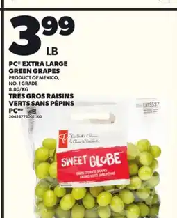 Independent City Market PC EXTRA LARGE GREEN GRAPES offer
