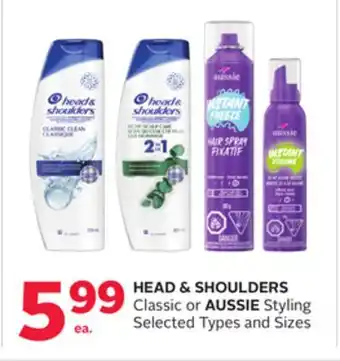 Rexall HEAD & SHOULDERS Classic or AUSSIE Styling offer