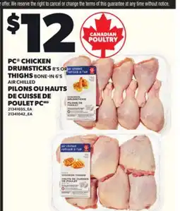 Independent City Market PC CHICKEN DRUMSTICKS 8' S OR THIGHS BONE-IN, 6' S offer