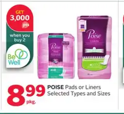 Rexall POISE Pads or Liners offer