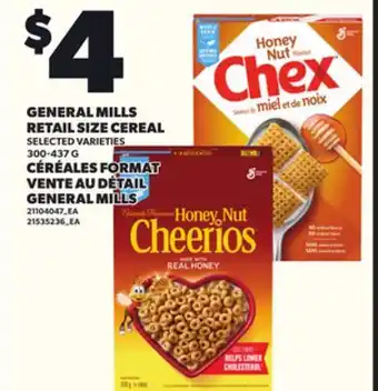 Independent City Market GENERAL MILLS RETAIL SIZE CEREAL, 300–437 G offer