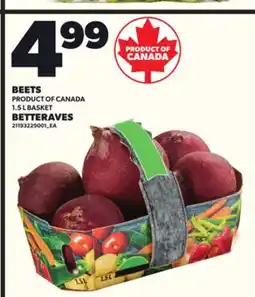 Independent City Market BEETS, 1.5 L BASKET offer