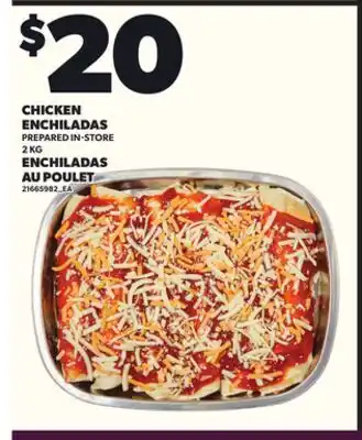 Independent City Market CHICKEN ENCHILADAS, 2 KG offer