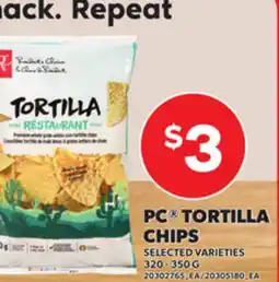 Independent City Market PC TORTILLA CHIPS, 320 - 350 G offer