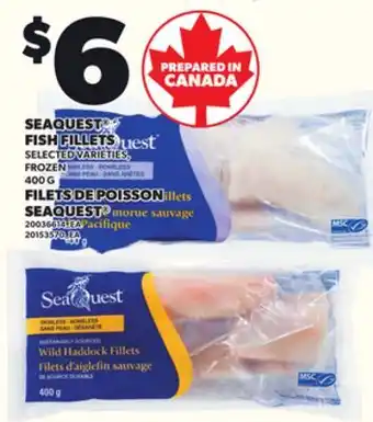 Independent City Market SEAQUEST FISH FILLETS, 400 G offer