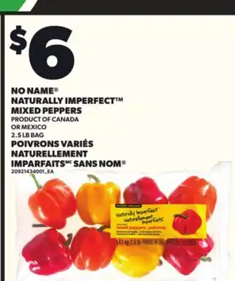 Independent City Market NO NAME NATURALLY IMPERFECT MIXED PEPPERS, 2.5 LB BAG offer
