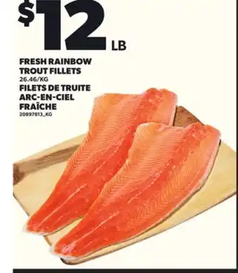 Independent City Market FRESH RAINBOW TROUT FILLETS offer