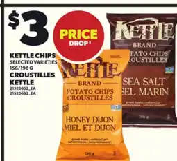 Independent City Market KETTLE CHIPS, 156/198 G offer