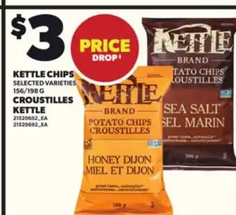 Independent City Market KETTLE CHIPS, 156/198 G offer