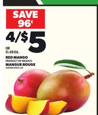 Independent City Market RED MANGO offer