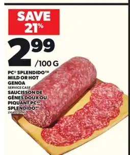 Independent City Market PC SPLENDIDO MILD OR HOT GENOA offer
