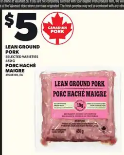 Independent City Market LEAN GROUND PORK, 450 G offer