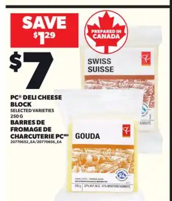 Independent City Market PC DELI CHEESE BLOCK, 250 G offer