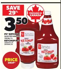 Independent City Market PC KETCHUP, 750 ML/1 L offer