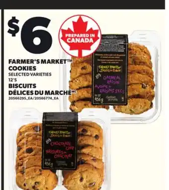 Independent City Market FARMER'S MARKET COOKIES, 12'S offer