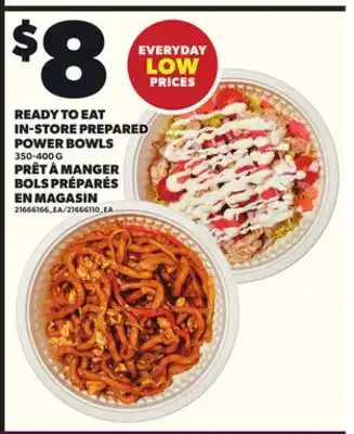 Independent City Market READY TO EAT IN-STORE PREPARED POWER BOWLS, 350-400 G offer