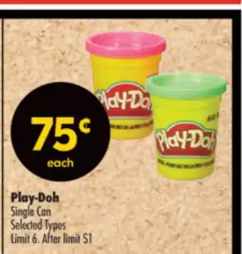 Shoppers Drug Mart Play-Doh Single Can offer