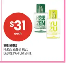 Shoppers Drug Mart HERBE ZEN or YUZU EAU DE PARFUM offer