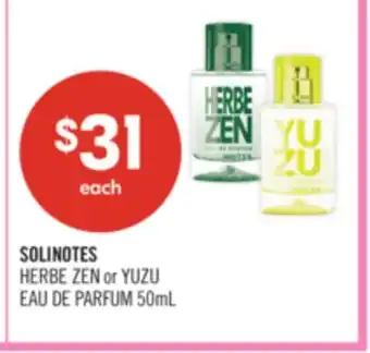 Shoppers Drug Mart HERBE ZEN or YUZU EAU DE PARFUM offer