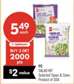 Shoppers Drug Mart PC SALAD KIT offer