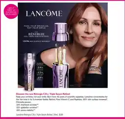 Shoppers Drug Mart Lancôme Rénergie C.R.x. Triple Serum Retinol offer