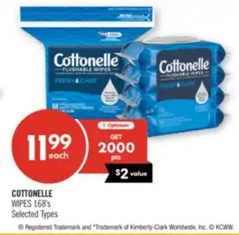 Shoppers Drug Mart COTTONELLE WIPES offer