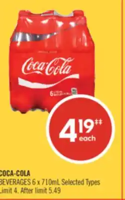 Shoppers Drug Mart COCA-COLA BEVERAGES offer