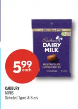 Shoppers Drug Mart CADBURY MINIS offer