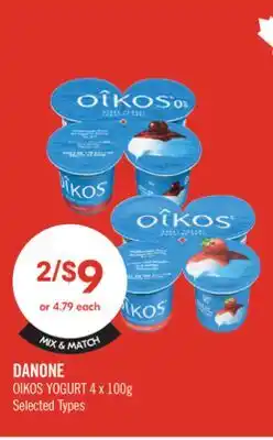 Shoppers Drug Mart DANONE OIKOS YOGURT offer