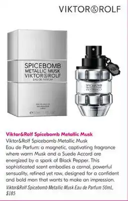 Shoppers Drug Mart Victor & Rold Spicebomb Metallic Musk Eau de Parfum 50mL offer