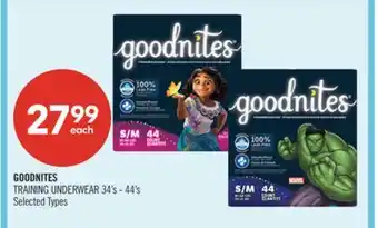 Shoppers Drug Mart GOODNITES TRAINING UNDERWEAR offer