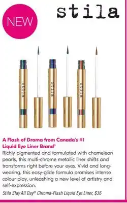 Shoppers Drug Mart Stila Stay All Day Chroma-Flash Liquid Eye Liner offer