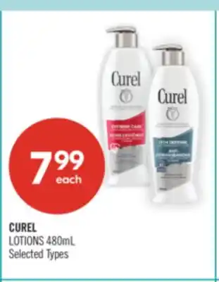 Shoppers Drug Mart CUREL LOTIONS offer