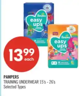 Shoppers Drug Mart PAMPERS TRAINING UNDERWEAR offer