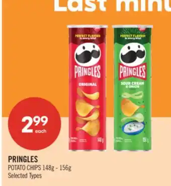 Shoppers Drug Mart PRINGLES POTATO CHIPS offer